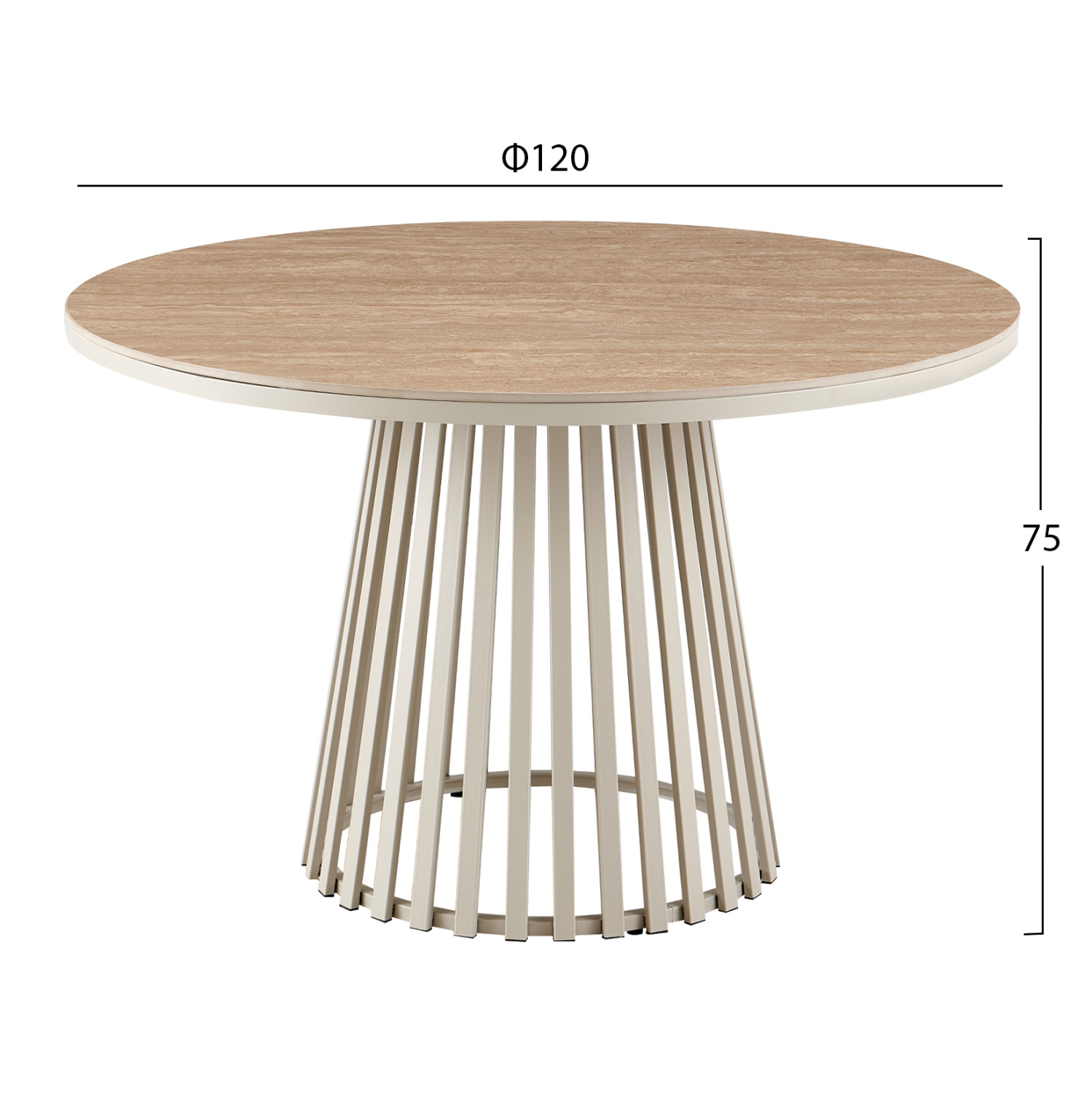 blagovaonski stol chardi travertin dimenzije creative design