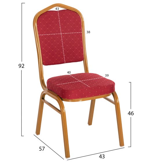 konferencijska stolica model hylton dimenzije creative design