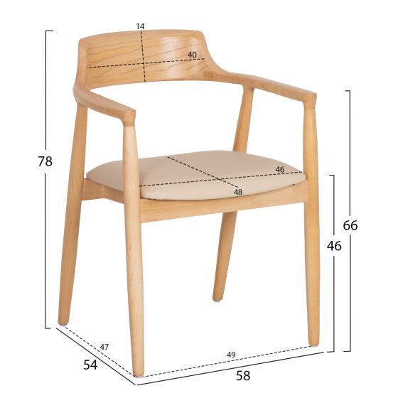 unutarnja stolica model tara dimenzije creative design